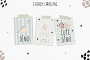Baby dinosaur cute FONTS, a Script Font by SleptArt (Thumbnail 3 of 8)