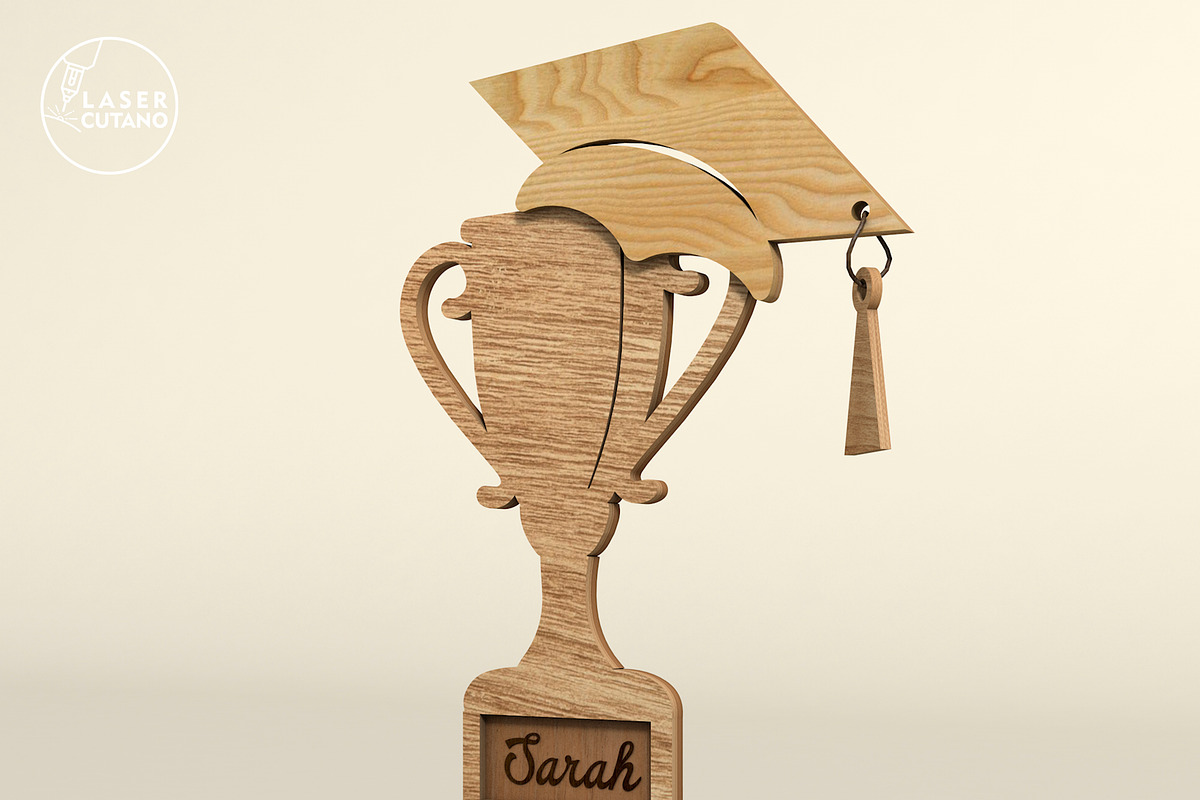 Graduation Set Decorative Laser Cut, a Templates & Theme by LaserCutano (Photo 2 of 11)