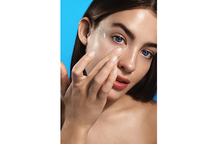 Close up of young woman with clear, a Beauty & Fashion Photo by ringsaroundme