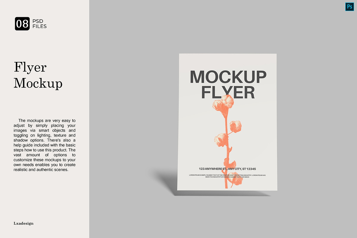 Single Flyer Floating Set, a Books & Magazine Mockup by Lxadesign (Photo 1 of 10)
