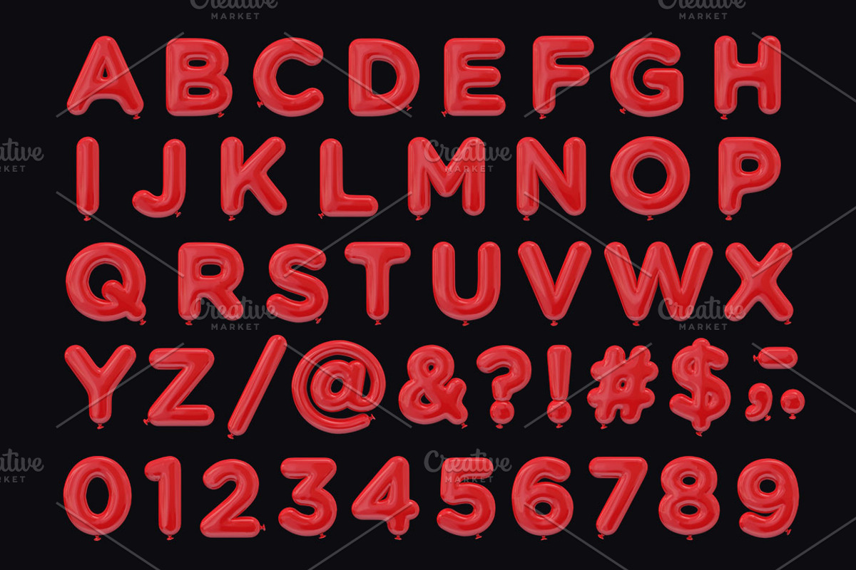 Balloon Type, an Object Graphic by Design Assets (Photo 10 of 11)