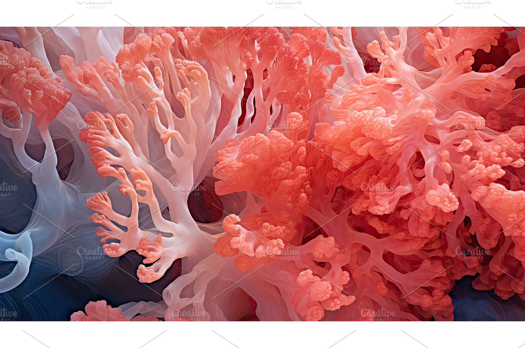 reef coral abstract ai generated, an Animal Photo by pikepicture