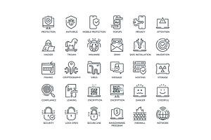 Cyber Security Icons