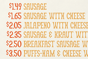 Kolache - Display Font, a Sans Serif Font by Sombrero Craft (Thumbnail 3 of 4)