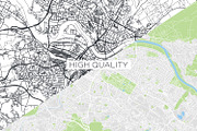 5 maps of Germany cities set 2, an Education Illustration by MaximGertsen (Thumbnail 9 of 9)