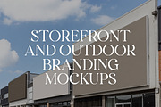 Storefront Outdoor Brand Sign Mockup, an Advertising Mockup by Dreamanart (Thumbnail 3 of 3)