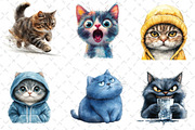 Funny Meme Cats Sublimation Clipart, an Illustration by Dream Creation (Thumbnail 4 of 6)