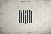 Aria Display font family -70%, a Font by VP Fonts (Thumbnail 1 of 12)
