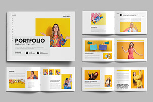 Fashion Portfolio Magazine, a Brochure Template by MightyDesign