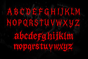 BloodThrone Gothic Metal Font, a Script Font by Art StoreID (Thumbnail 4 of 12)
