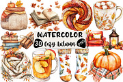Cozy Autumn Sublimation Clipart, an Illustration by Black Bird Studio (Thumbnail 1 of 6)