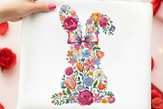 Brushstroke Easter Bunny Png Easter, an Illustration by designcity5 (Thumbnail 2 of 9)