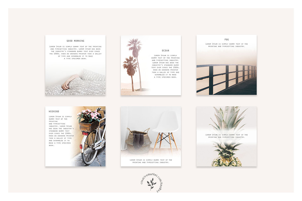 Social Media Pack / Kit 2, a Social Media Template by Blossom (Photo 2 of 7)