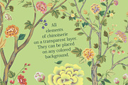 Chinoiserie compositions constructor, a Background Graphic by Ajuga (Thumbnail 7 of 8)