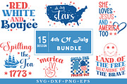 4th Of July SVG Bundle, an Object Illustration by Libby Wishes (Thumbnail 1 of 7)