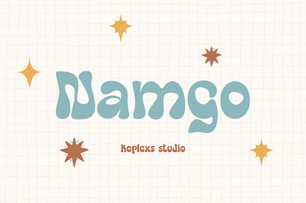 Namgo - Groovy Font, a Handwritten Font by Koplexs Studio
