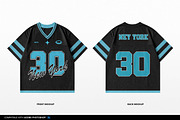 American Football Jersey Mockup, a Shirt Mockup by Irhasalfahad (Thumbnail 3 of 4)