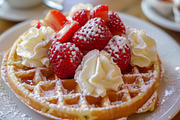 Waffles - 34 images, a Food & Drink Photo by Handmadefont (Thumbnail 13 of 13)