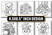 Bold Easy Cute Christmas Coloring, a Seasonal Illustration by Coco Bloom (Thumbnail 4 of 6)