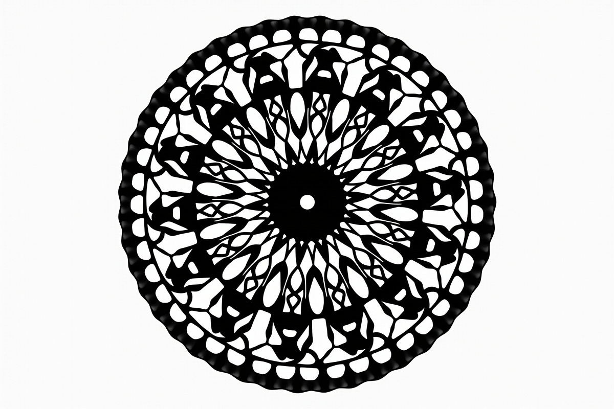 Elegant Mandala Silhouette Bundle, an Illustration by BIPLOB EXPERT (Photo 20 of 21)