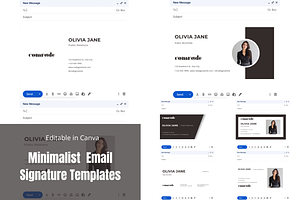 Minimalist Email Signature Templates