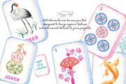 Chinoiserie Mahjong Illustrations, a Decorative Illustration by TheHappyGiftArt (Thumbnail 6 of 11)