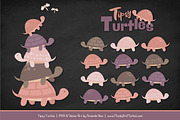 Buff Turtle Stack Clipart, an Illustration by Amanda Ilkov (Thumbnail 2 of 4)