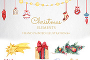 Watercolor CHRISTMAS MARKET, a Decorative Illustration by S_ARTLOVE (Thumbnail 4 of 8)
