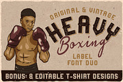 Heavy Boxing. Font Duo, a Blackletter Font by VozzyStock (Thumbnail 1 of 9)