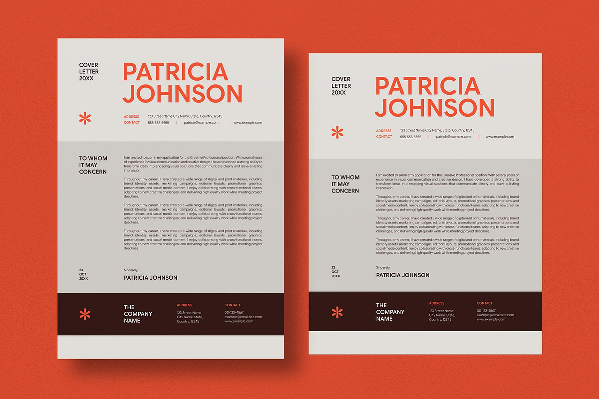 Resume & Cover Letter, a Resume Template by graphicook (Photo 2 of 3)