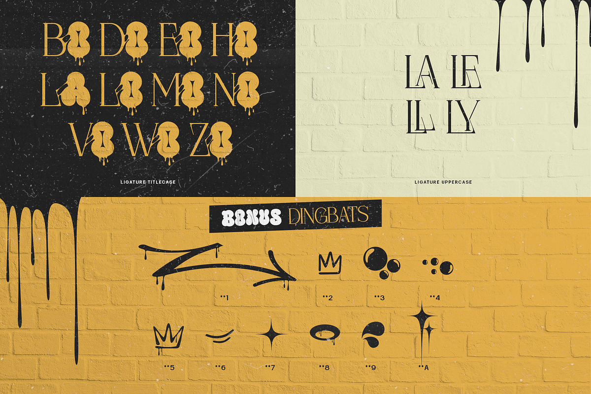 Warior Bomber Typeface, a Serif Font by alit design (Photo 17 of 20)