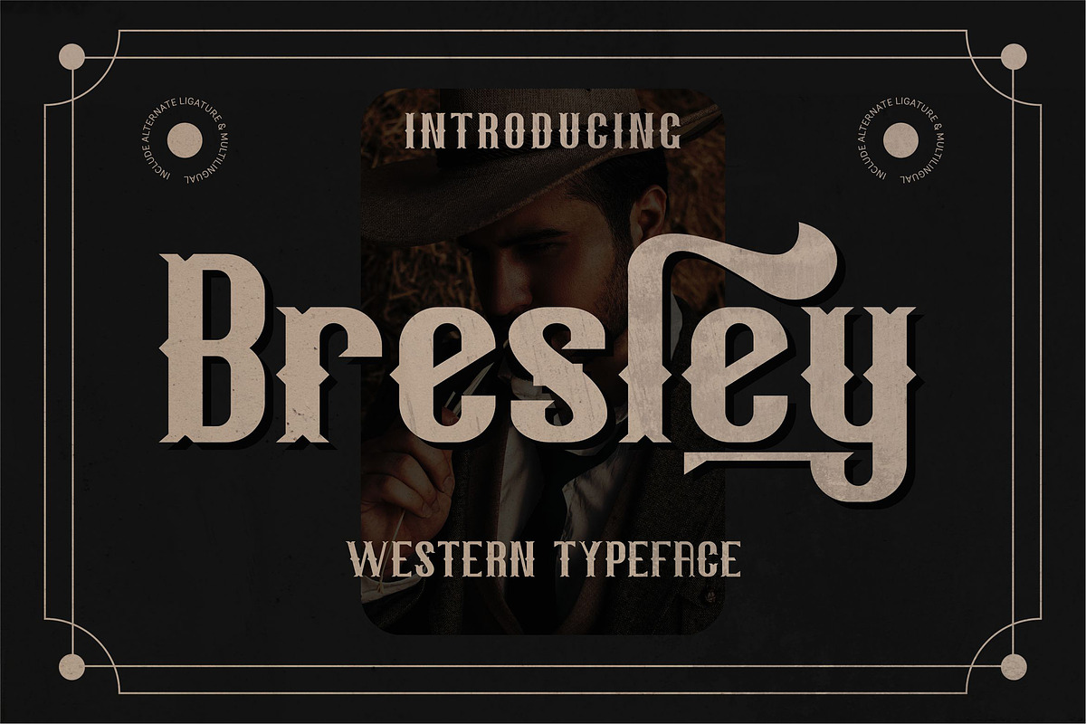 Bresley - Western Font, a Serif Font by VUNIRA (Photo 1 of 6)
