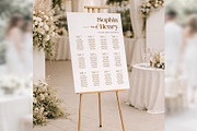 Minimal Seating Chart Canva bd006, a Poster Template by TyphoonStudio (Thumbnail 4 of 10)