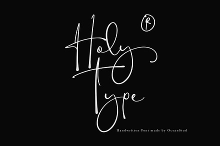 Holy Type | Handwritten Font