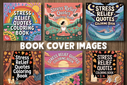 Stress Relief Quotes Coloring Pages, a Person Illustration by Design Station (Thumbnail 3 of 5)
