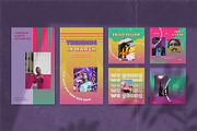 Retronoise Instagram Templates, a Social Media Template by Azruca (Thumbnail 6 of 9)