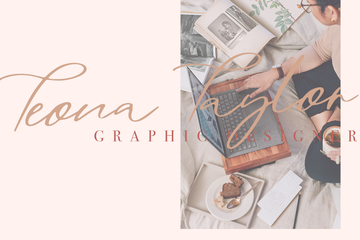 The Dream / Cyrillic & Latin Font, a Script Font by Katie Holland (Photo 11 of 11)