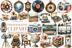 Autumn Photography Clipart, an Illustration by Designworld