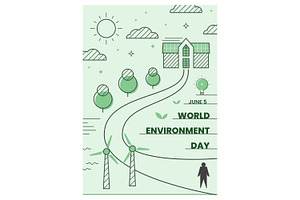 World Environment Day, a Seasonal Illustration by Creative Backgrounds