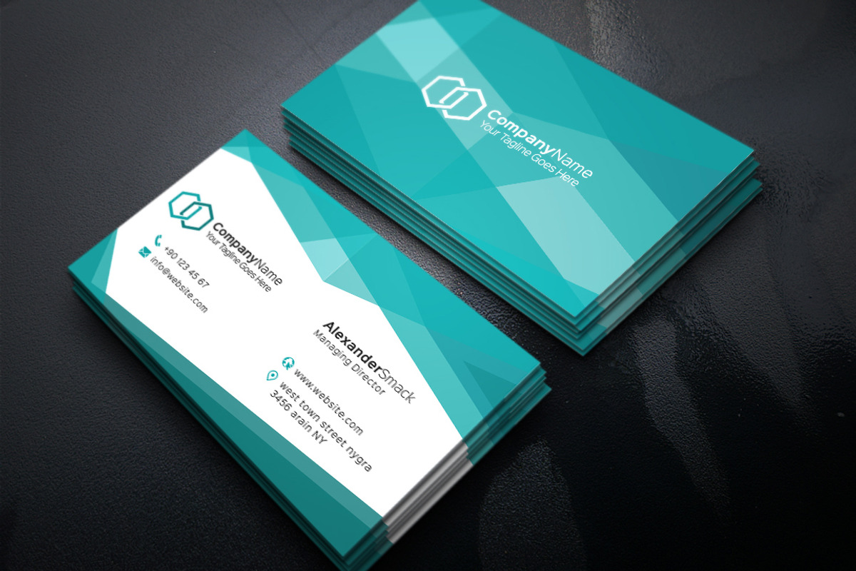 Corporate Business Card Template, a Business Card Template by Shahjhan (Photo 1 of 2)