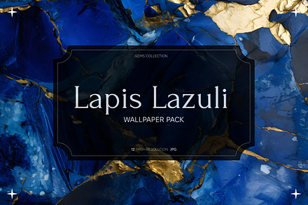 Lapis Lazuli gemstone wallpaper pack