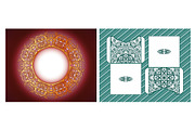 Set of wedding 28 elements, an Invitation Template by BEZIL-ART (Thumbnail 14 of 15)