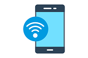 Wifi Flat Icon, a Duotone Icon by Pexelpy (Thumbnail 2 of 2)