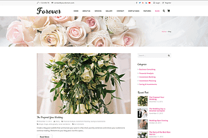 Forever - Wedding & Busines Theme