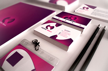 Media Ball Corporate Identity Packag