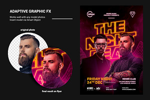 Duo DJ Flyer Template