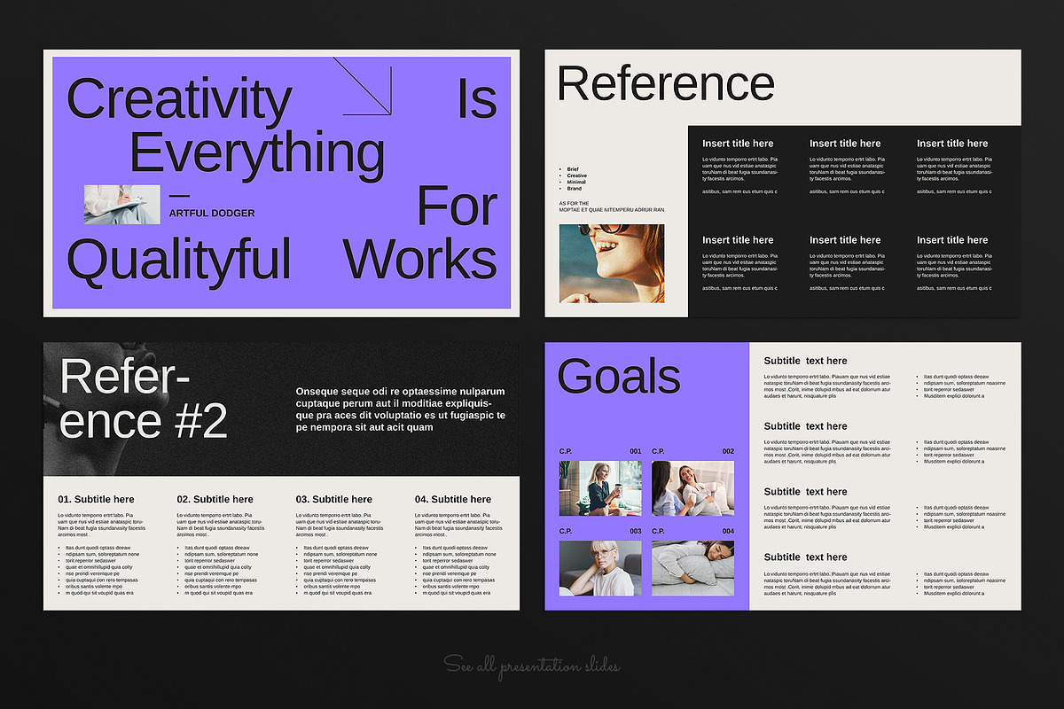 Creative Brief Presentation Template, a Brochure Template by E-Type (Photo 4 of 5)