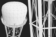 Metal Water Tower, an Architecture 3D Model by GamePoly (Thumbnail 5 of 5)