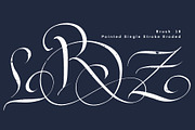 CalligraphyMasters Procreate Brushes, a Brush Add-On by the Fontmaker (Thumbnail 37 of 38)