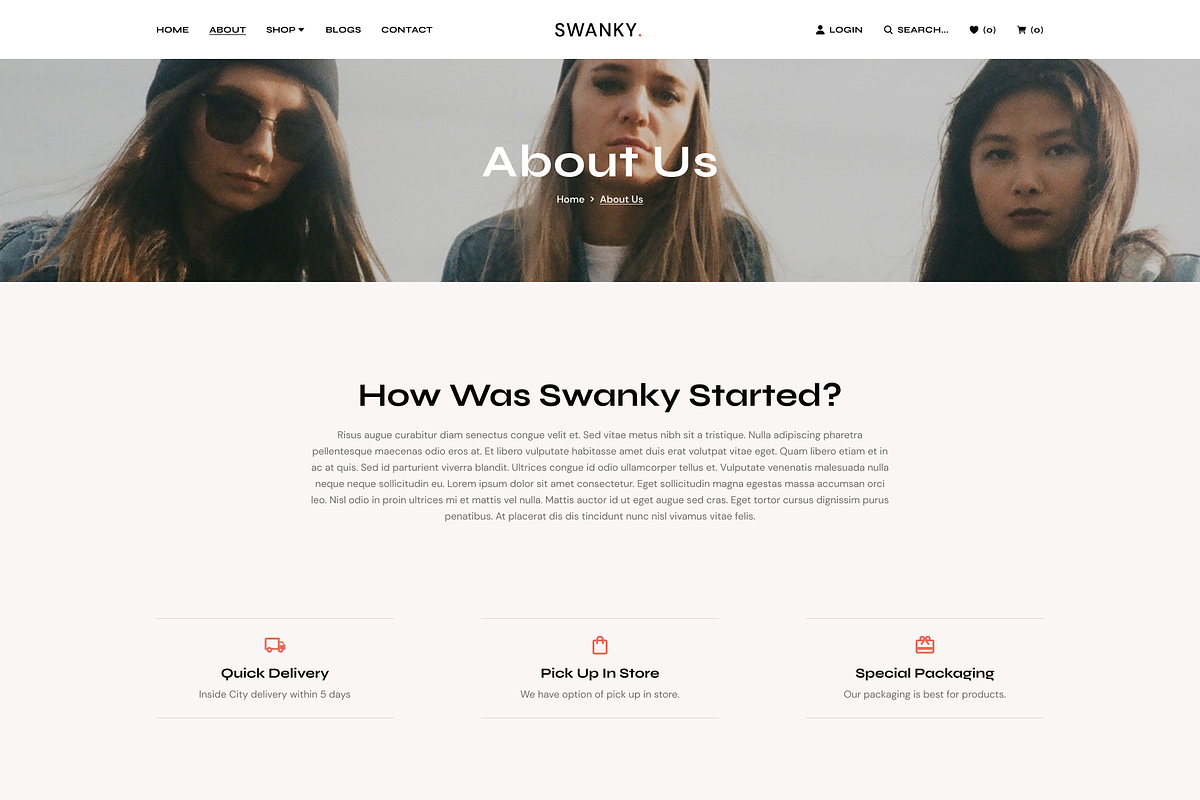 Swanky Fashion Store Figma Template, a Websites & App Template by TemplatesJungle (Photo 9 of 23)